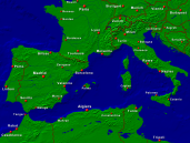 Europe-Southwest Towns + Borders 1600x1200